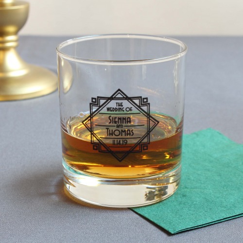 Personalized Rocks Glass