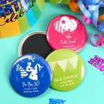 Personalized Birthday Button Magnet