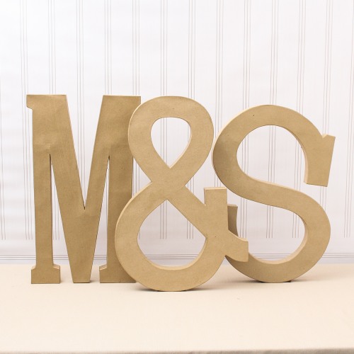 Paper Mache Letter