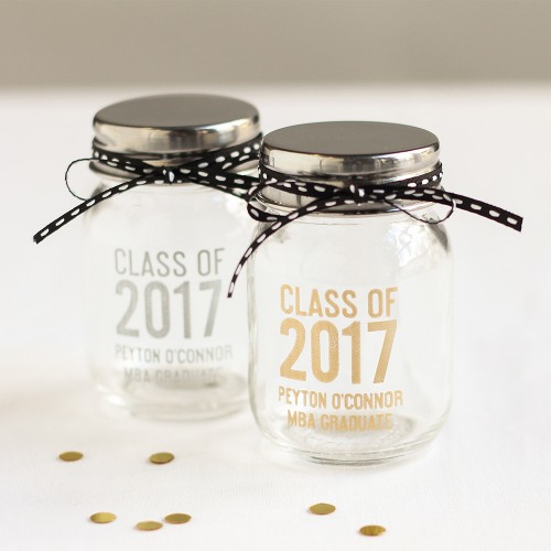 Personalized Printed Party Mini Mason Jars