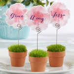 Flower Pot Place Card Holders