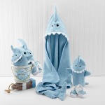 Terry Shark 4-Piece Bath Gift Set