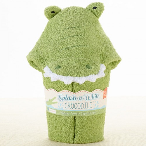 Crocodile Hooded Bath Towel