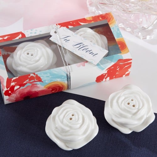 Flower Salt and Pepper Shakers