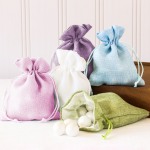 Colored Linen Favor Bags