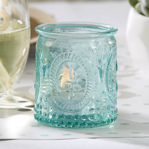 Vintage Glass Tealight Holder