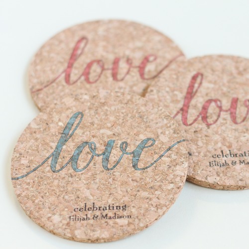Personalized Cork Coasters