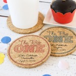 Personalized Birthday Cork Coasters