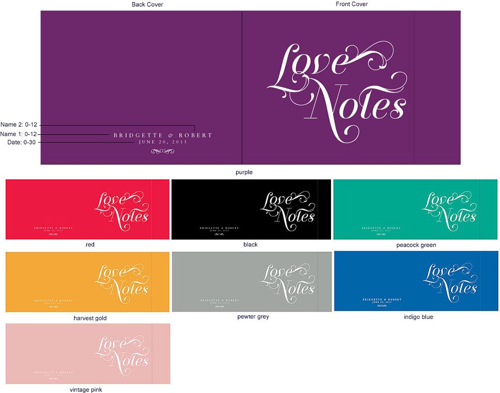 Notepad With Personalized Cover, Notepad Favor, Personalized Cover