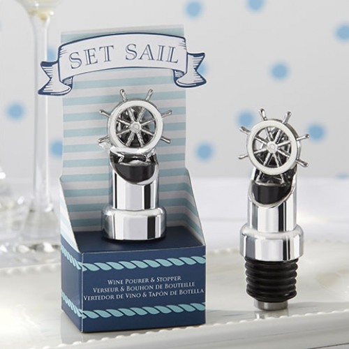 Ship Wheel Pourer/Bottle Stopper