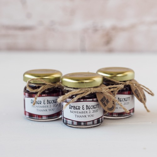 Personalized Bridal Jam Favor