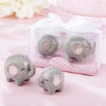 Ceramic Elephant Salt and Pepper Shakers