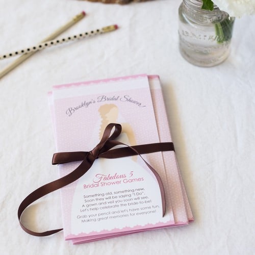 Rose Gold Theme - Whats In Your Purse?  Bridal Shower Game – Your Party  Games