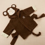 Personalized Monkey Bath Robe