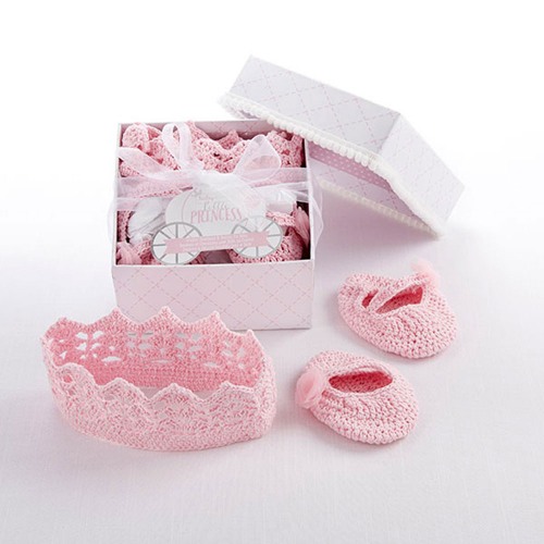 Princess Crown & Booties Gift Set