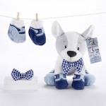 Puppy Plush with Socks Gift Set