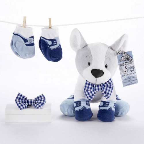 Puppy Plush with Socks Gift Set