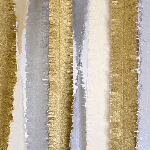 Fringed Metallic Streamers