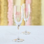 Personalized Baby Champagne Flute Favors