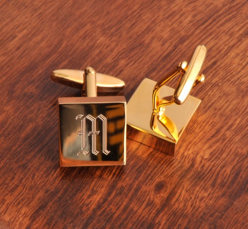 High Polish Brass Cufflinks
