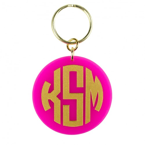 Hartford Monogram Key Chain