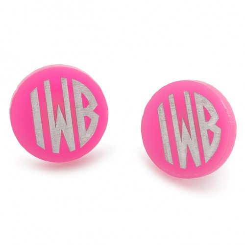 Hartford Monogram Post Earrings