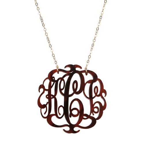 Paris Monogram Necklace