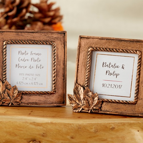 Copper Frame With Leaf