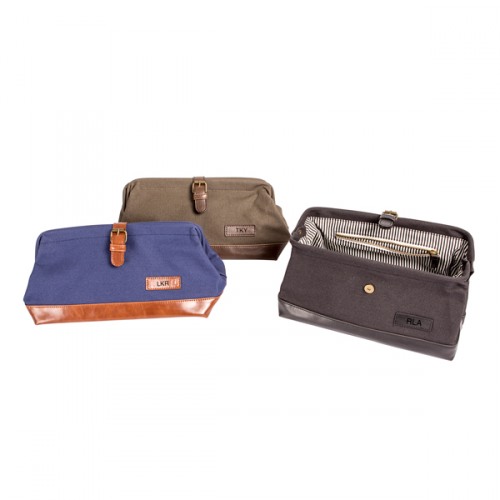 Personalized Men's Travel Dopp Kit