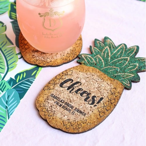 Personalized Shaped Cork Coasters
