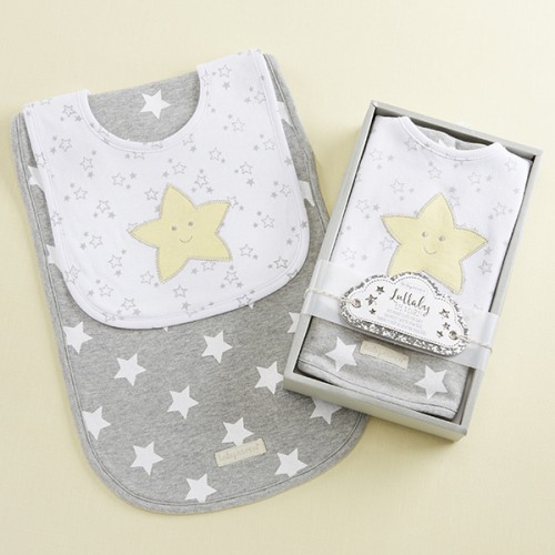 Lullaby Bib and Burp Set