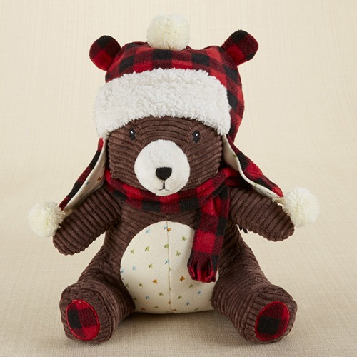Pierre the Bear Plush Plus Hat for Baby