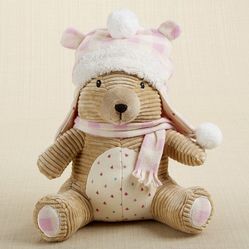 Claire the Bear Plush Plus Hat for Baby