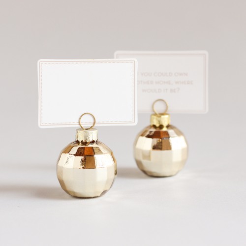Gold Party Placecard Holder
