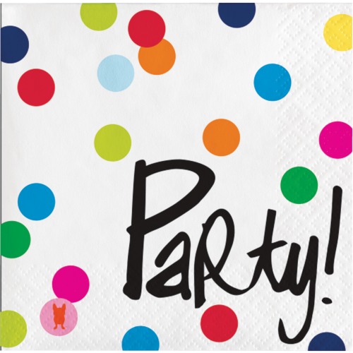 Party Dots Beverage Napkins
