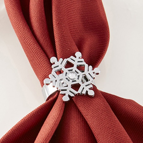 Sparkling Snowflake Napkin Rings