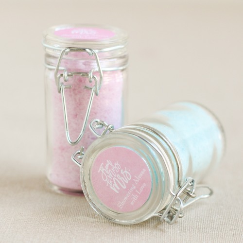 Personalized Bath Salt Favor Jar