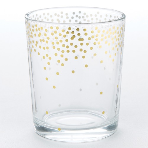 Gold Dot Tea light Holder