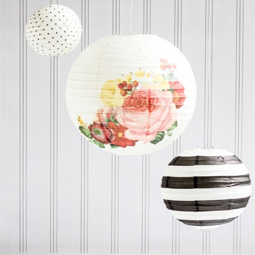 Botanical Paper Lanterns