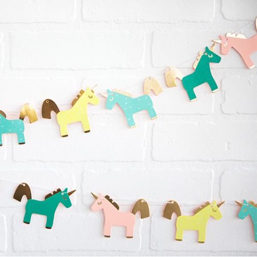 Neon Unicorn Banner