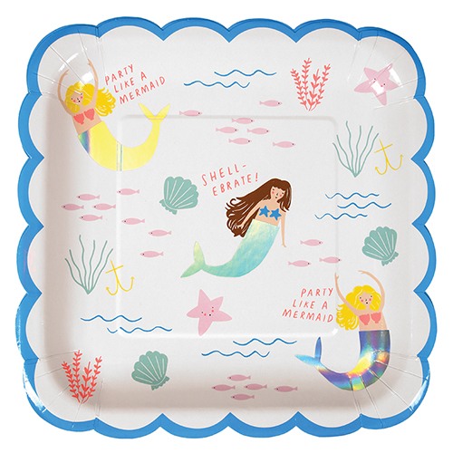 Mermaid Party Plates