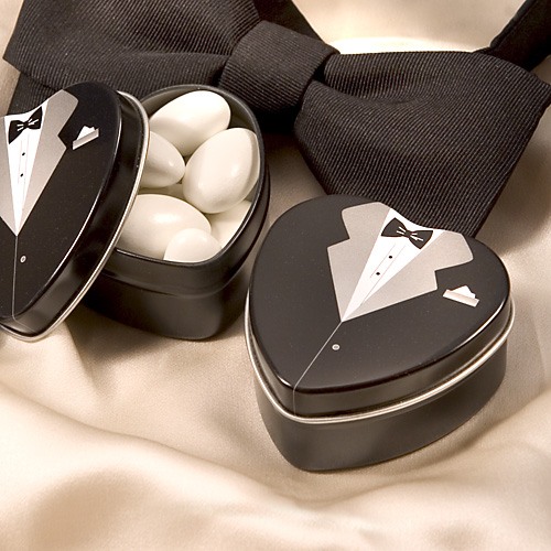 Groom Favor Tins