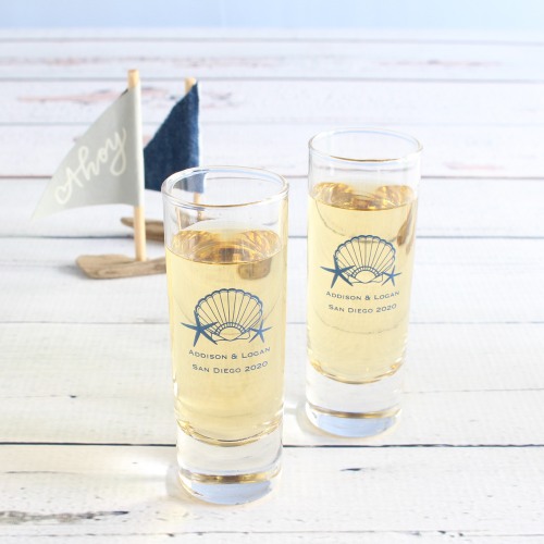 Personalized Tall Shot Glass
