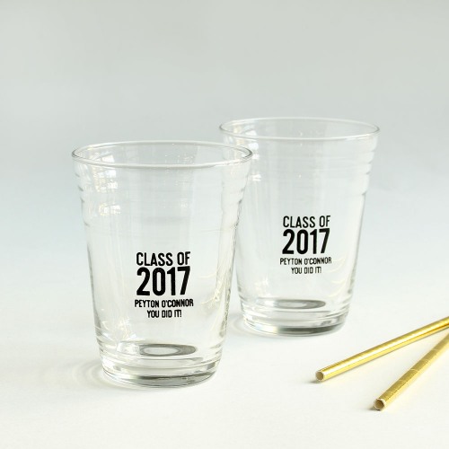 Personalized Party Time Glass Party Cup
