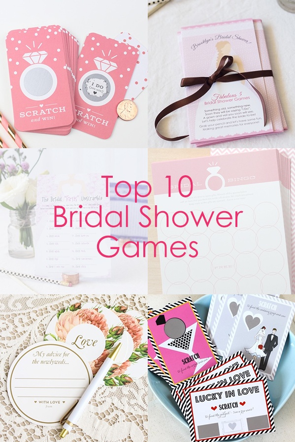 Top 10 Bridal Shower Games Beaucoup