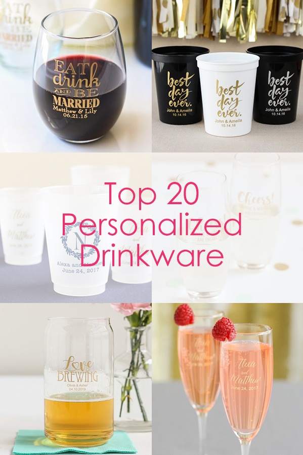 Top 20 Personalized Drinkware Beaucoup
