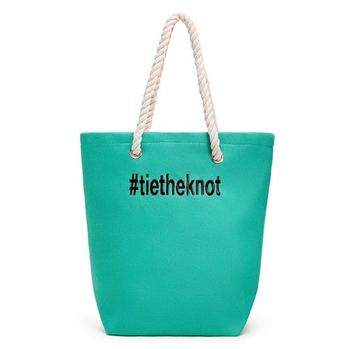 Personalized Solid Cabana Tote