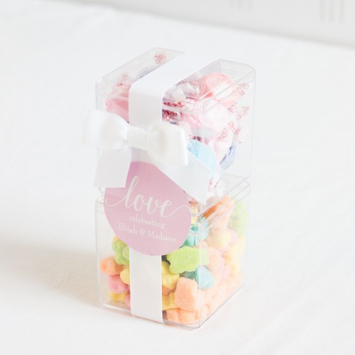 Personalized Wedding Candy Cube Favors