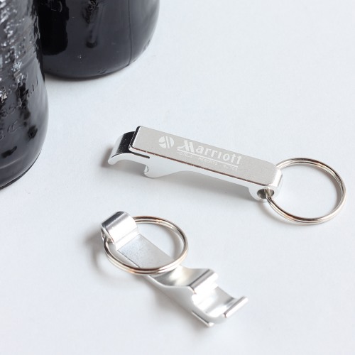 Custom Logo Aluminum Keychain Bottle Opener