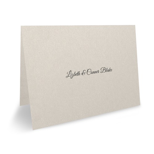 Personalized Shimmer Thank You Notes